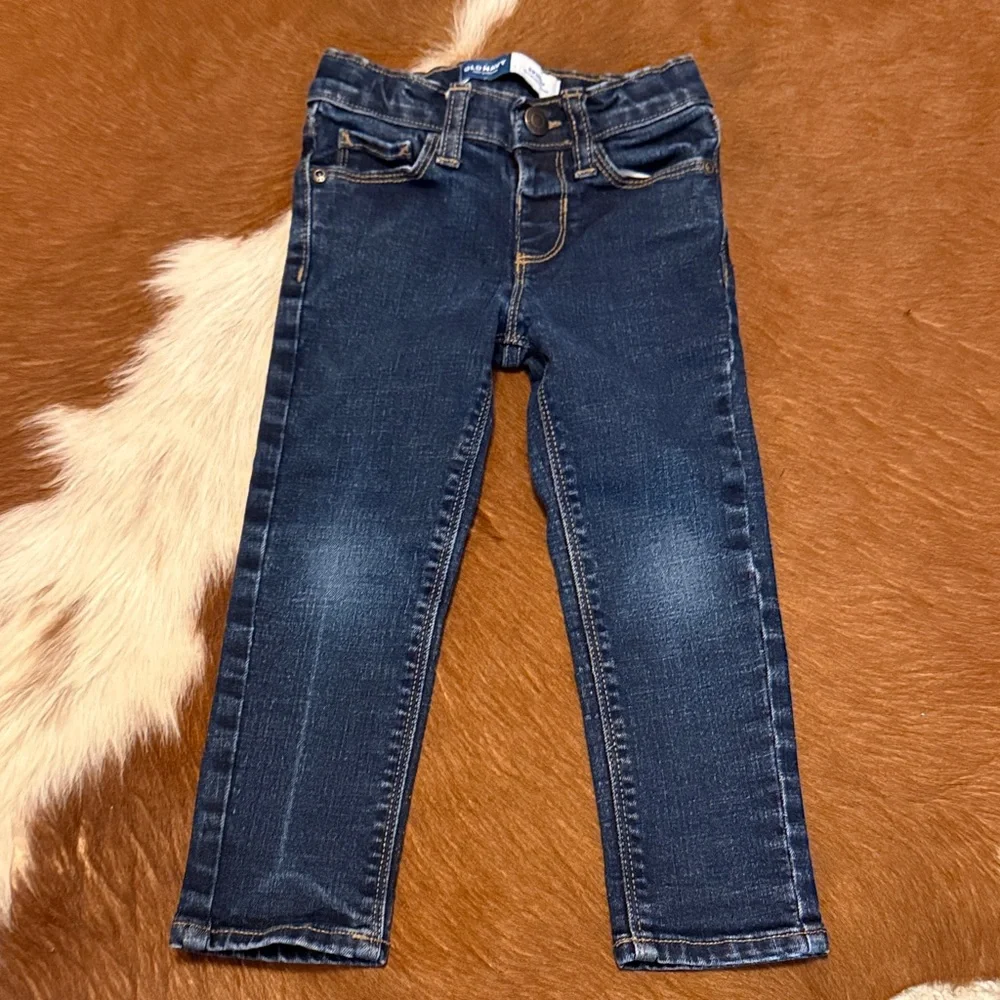 Old Navy Kids Dark Blue Jeans adjustable waist